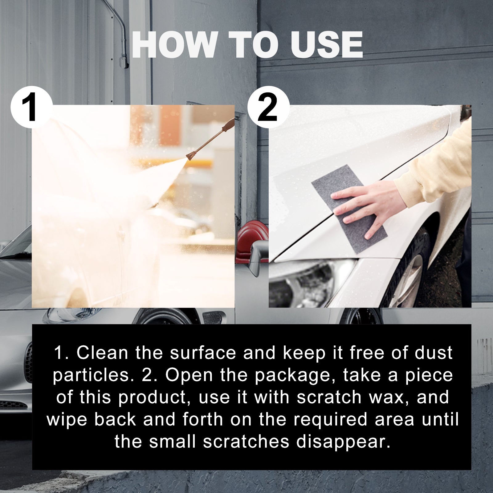 Car Scratch Remover Cloth, Car Paint Scratches Polishing Care Repair Cloth