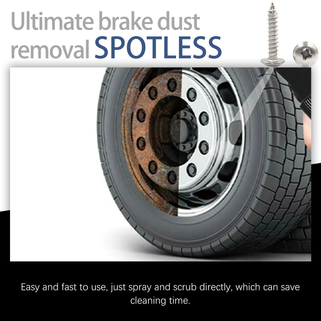 Wheel Cleaner, Car Wheel Hub Cleaning Stain Repair Removal Rust Polish